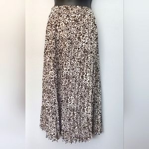 "A New Day" Pleated Black & White Skirt